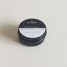 Load image into Gallery viewer, Bergamot, Patchouli + Lime Natural Deodorant Balm
